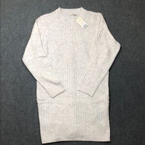 NWT Elegant Cream Sweater Dress (DJ2)